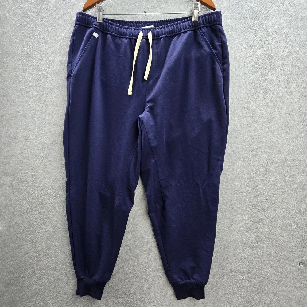 FIGS Men Scrub Pants‎ XXL/S Navy Tansen Technical Collection Jogger